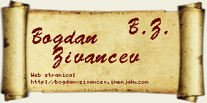 Bogdan Živančev vizit kartica